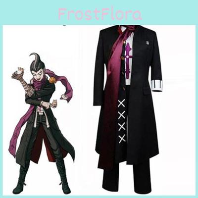 Stylový Super Dangan Ronpa Danganronpa 2 Gandamu Tanaka Cosplay Kostým Uniforma Kabát Pro Perfektní Párty