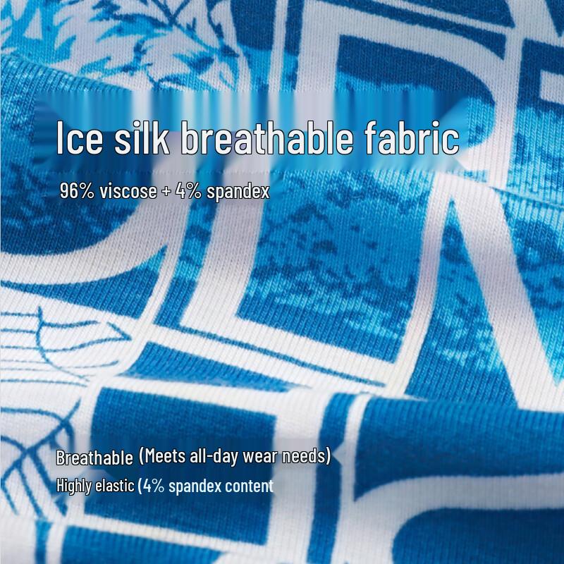 Seven Brand Men's Viscose Printed Boxer Briefs 4-Pack