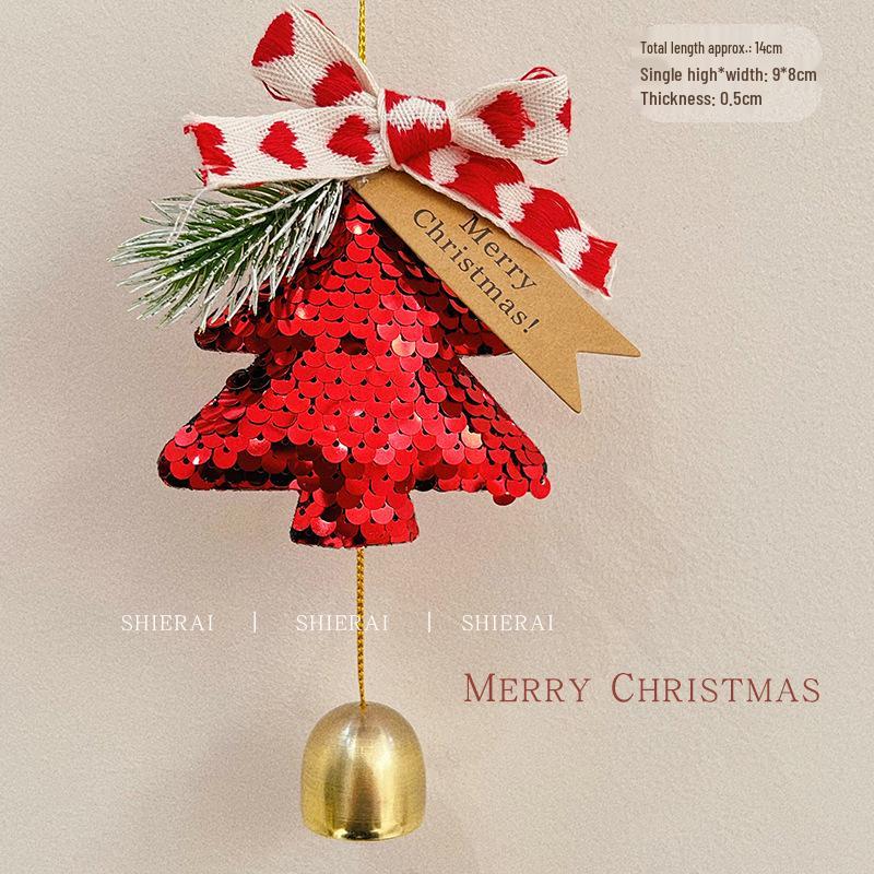 Imitation Noble Mini Christmas Wreath Car Ornament: Festive Window Display Pendant