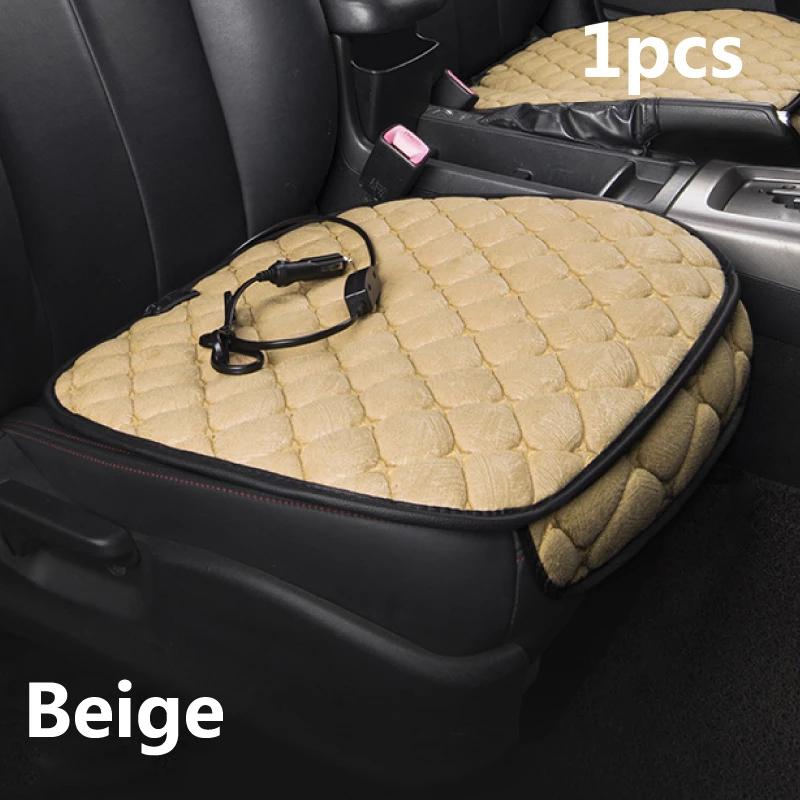 12V Car Heated Warmer Pad Auto Heating Seat Cushion Back Support Heater Car Seat Protection Cover Winter Warm Seat Protector
