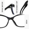 Classic Anti-Blue Light Computer Eye Glasses Frames Men Women Vintage Square Plastic Cat Eye Glasses Frame Eyewear