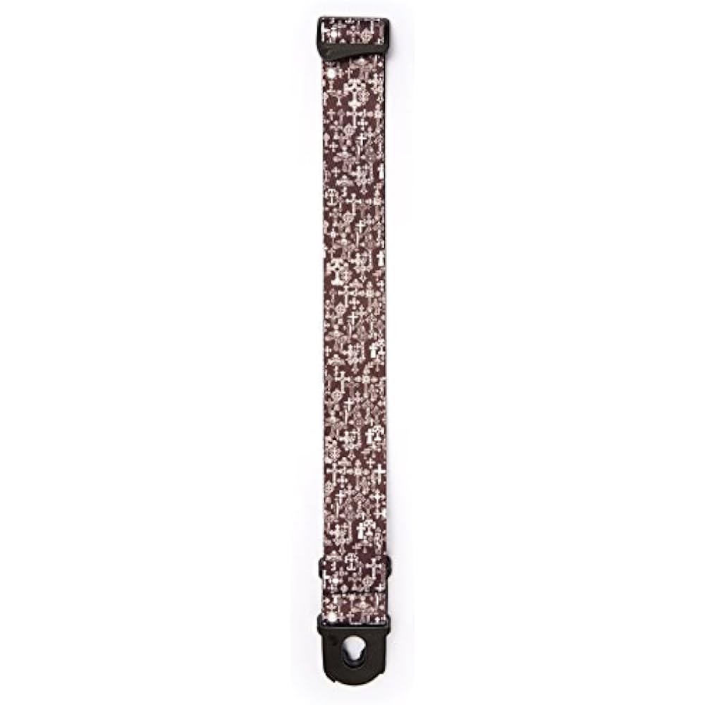 D'Addario Daddario Guitar Strap with Lock Structure Alchemy Gothic Planet Lock Strap 50ALP02 Goth...