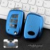 Hyundai Mistra Carbon Fiber Pattern TPU Car Key Cover