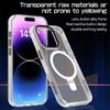 Luxury High Quality Transparent Acrylic Magnetic Stand Phone Case for iPhone 15 Pro Max 14 Plus 13 12 Pro 11 All-inclusive Drop Protection Cover