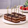 {MXX} 100Pcs Bamboo Skewers Barbeque Bar Tool Kitchen Cocktail Picks Disposable Bamboo Knot Skewers Fruit Forks Stick  Party