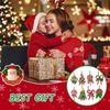 12/16Pcs Colorful Christmas Lollipop Ornaments Handmade Craft Wood Xmas Tree Decorations Candy Cane Hanging Decoration