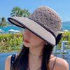 Summer Bucket Hat Cotton Sun Hat Birthday Gift for Women Girls Driving Sunhat for Travel Hiking Shopping Summer Hat