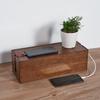 Cable Management Box Made of Wood Material for