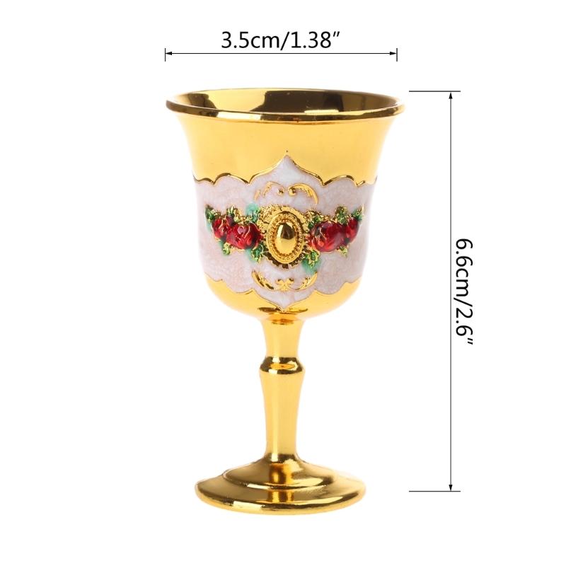 European Style Wine Glasses Retro Dinnerware Goblet Spirit Vodka Champagne Glasses Beverage Tumbler for Party Home Bar