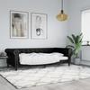 VidaXL Daybed Black 90x190 Cm Faux Leather 354234