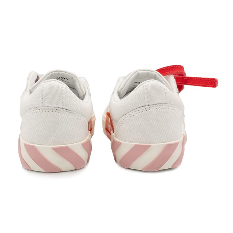 OFF-WHITE Vulc Low White Red (Kids) Kids Sneakers OGIA001F21FAB0010125
