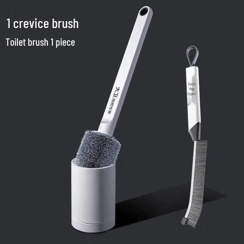 David Long-Handle Toilet Cleaning Brush & Accessory Set