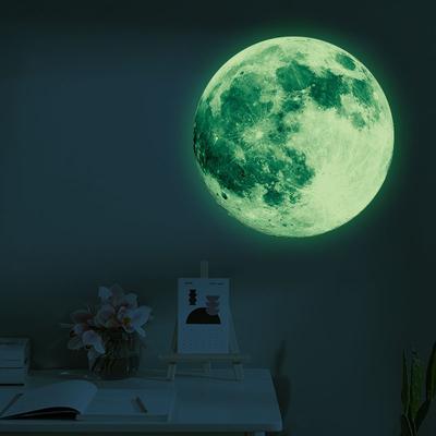 Wall Stickers Moonlight Home Decoration 3D Room Moon Earth Glow In The Dark Decor Luminous Multi Sizes Window  Unique