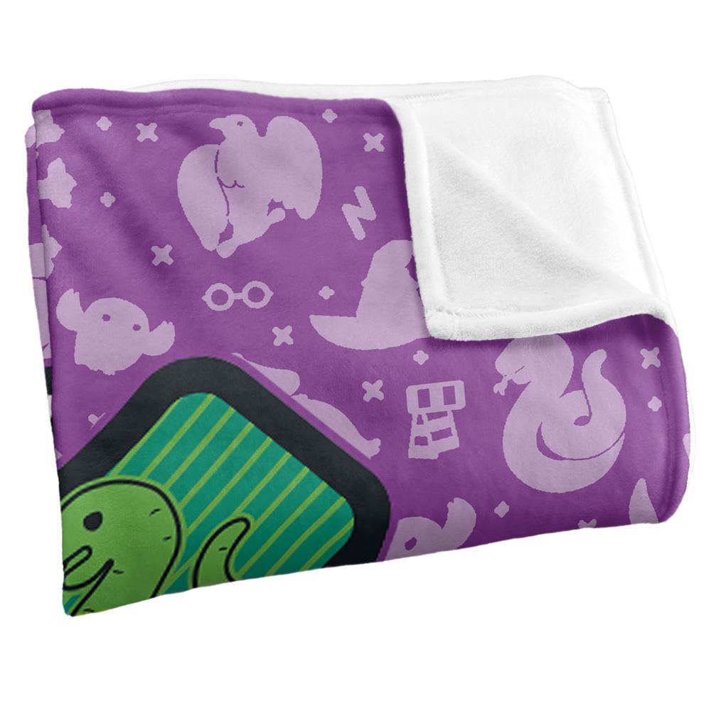 Harry Potter Chibi Hogwarts Crest Blanket