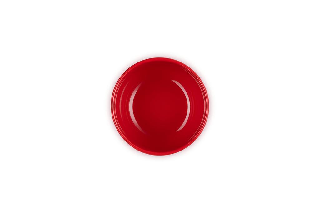 Le Creuset Bowl Deep Plate 500ml Cherry Red Heat and Cold Resistant Microwave Oven Dishwasher Safe Japanese [Authorized Product]