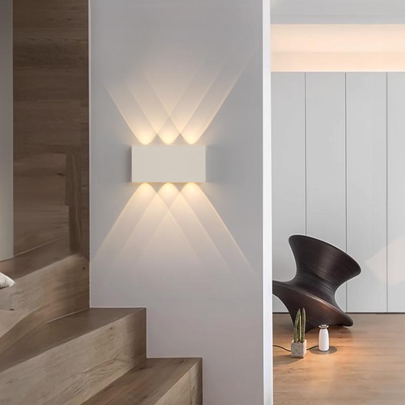 Minimally Designed LED Charging Wall Lamp 4000mAh Touch Three Color Wiring Free Indoor Decoration Bedside Corridor Bedroom Light