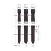 20mm 22mm 24mm Watch Band Strap Sport Vintage Silicone Business Watchband for Men Women Stainless Steel Buckle Watch Accessories
