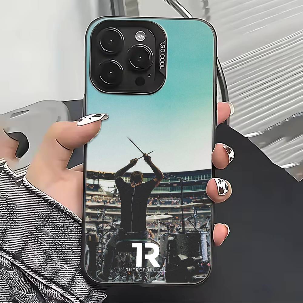 

Rock B-Band OneRepublic Phone Case For iPhone 17,16,15,14,13,12,11 Plus,Pro Max,XS,Colored Silver Plated Inside Cover iPhone15