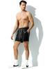 Pantalones cortos casuales de playa de charol para hombre 2024