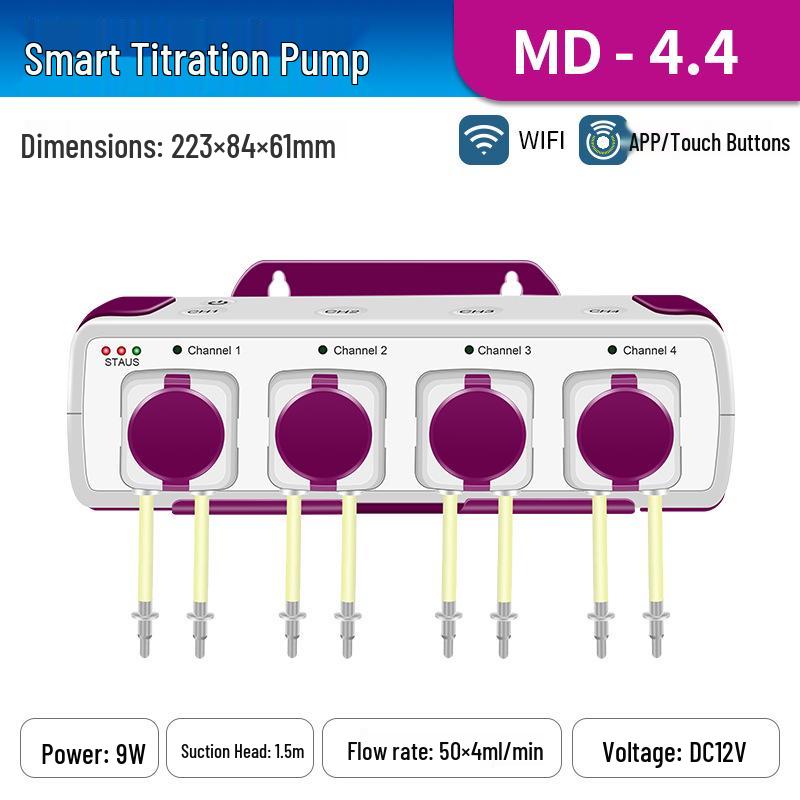 Jiebao Smart Four-Head Peristaltic Pump for Aquariums