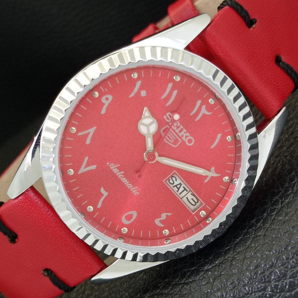 

ЯПОНИЯ ВИНТАЖНЫЕ ВОССТАНОВЛЕННЫЕ SEIKO 5 АВТОМАТИЧЕСКИЕ 6309A МУЖСКИЕ АРАБСКИЕ ЧАСЫ a441451-5 Sk-a441451