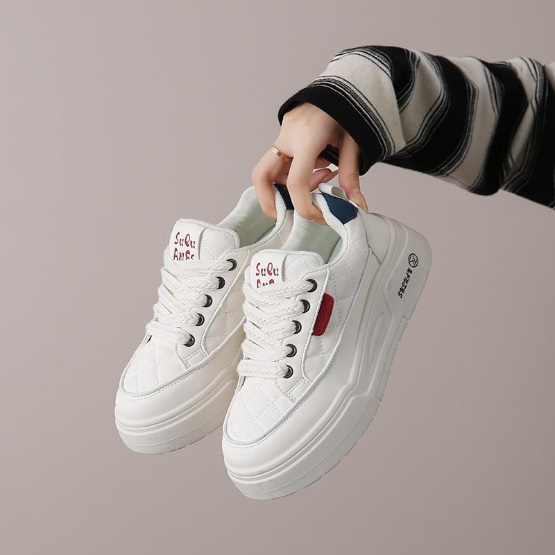 

2025 little white shoes children s autumn new Korean version ins female students leisure sports versatile board shoes street shot K2703 35