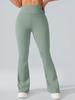 Ladies' high waisted flared pants, fashionable flared pants are suitable for an active lifestyle.