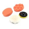 5Pcs 4" Polishing ing Pad Kit Tool For Car Polish    With M10 Drill Adapt