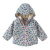 David Bella Girls' Floral Print Fleece Lined Outdoor Jacket