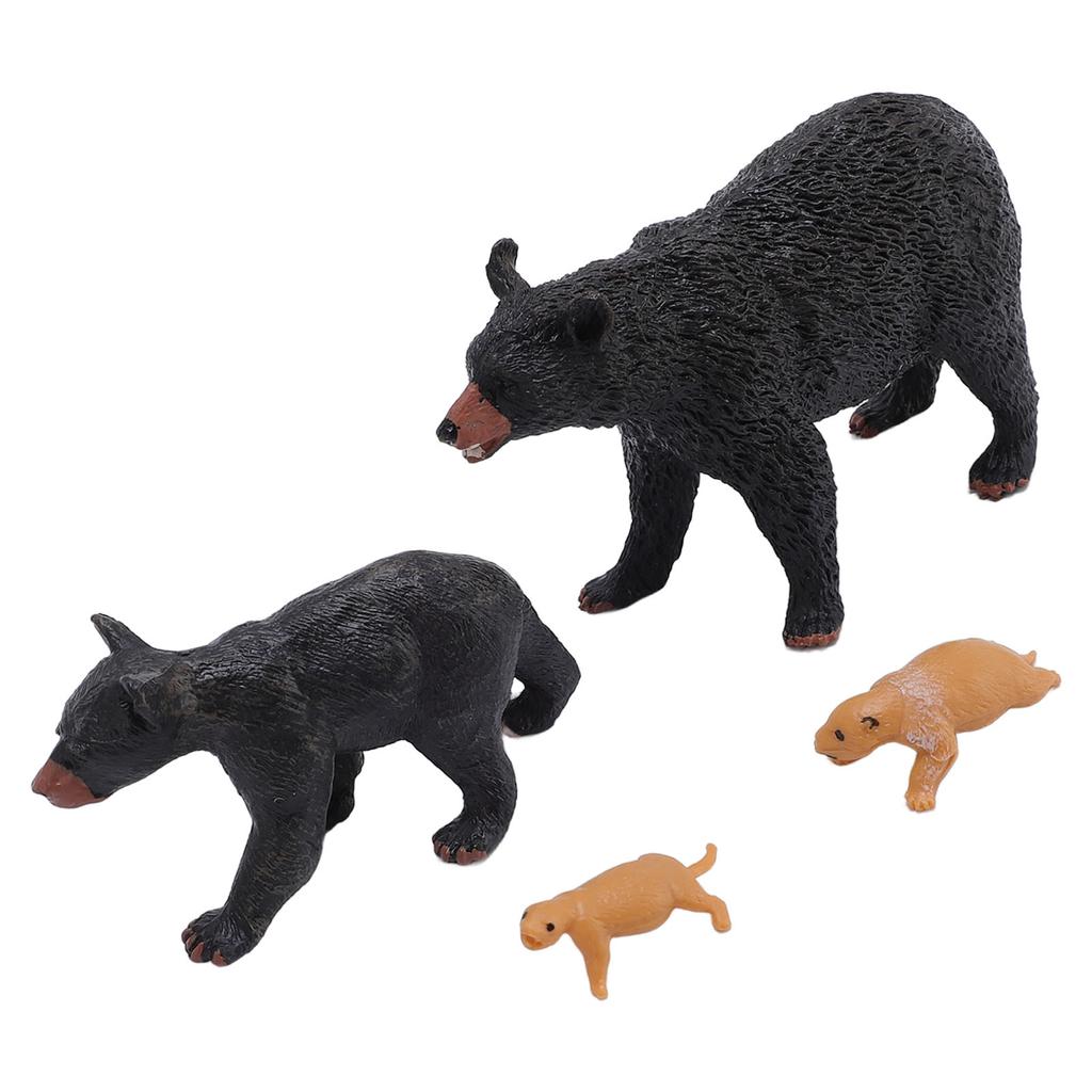 Bear Life Cycle Figure Cognitive Educational Decorative PVC Animal Life Cycle Figure for Teaching