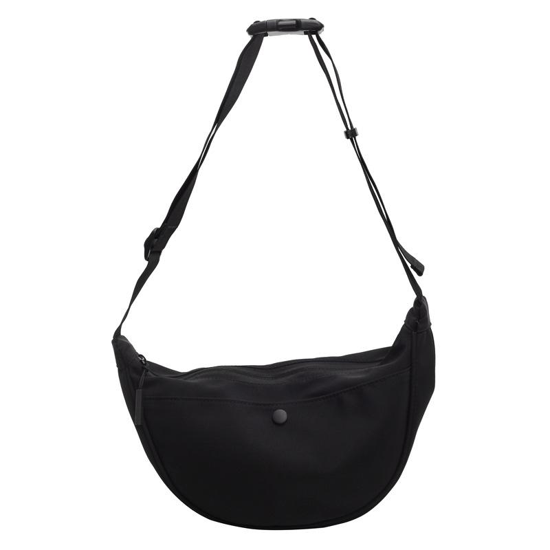Nylon Cloth Crossbody Korean Bag Large Capacity New Texture Shoulder Crossbody Bag Casual Dumpling Bag Casual Versatile