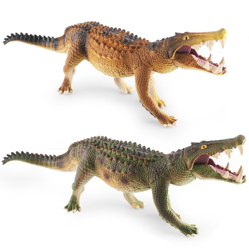 Figurine Exquisite Crocodile Made Of Durable Pvc Perfect For Kids Learning And Display Home