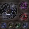 Music Notes Wall Art Treble Clef Vinyl Record Wall Clock Hanging Sheet Music Art Vintage Watch Rock N Roll Music Lover Gift