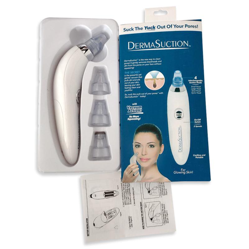 

3 В 1 Вакуумный Прибор для Удаления Черных Точек Бог Электрический Инструмент для Удаления Черных Точек Иди Черные Точки Очищение Поры Лица Инструмент Красоты Инструменты для Ухода за Кожей белый