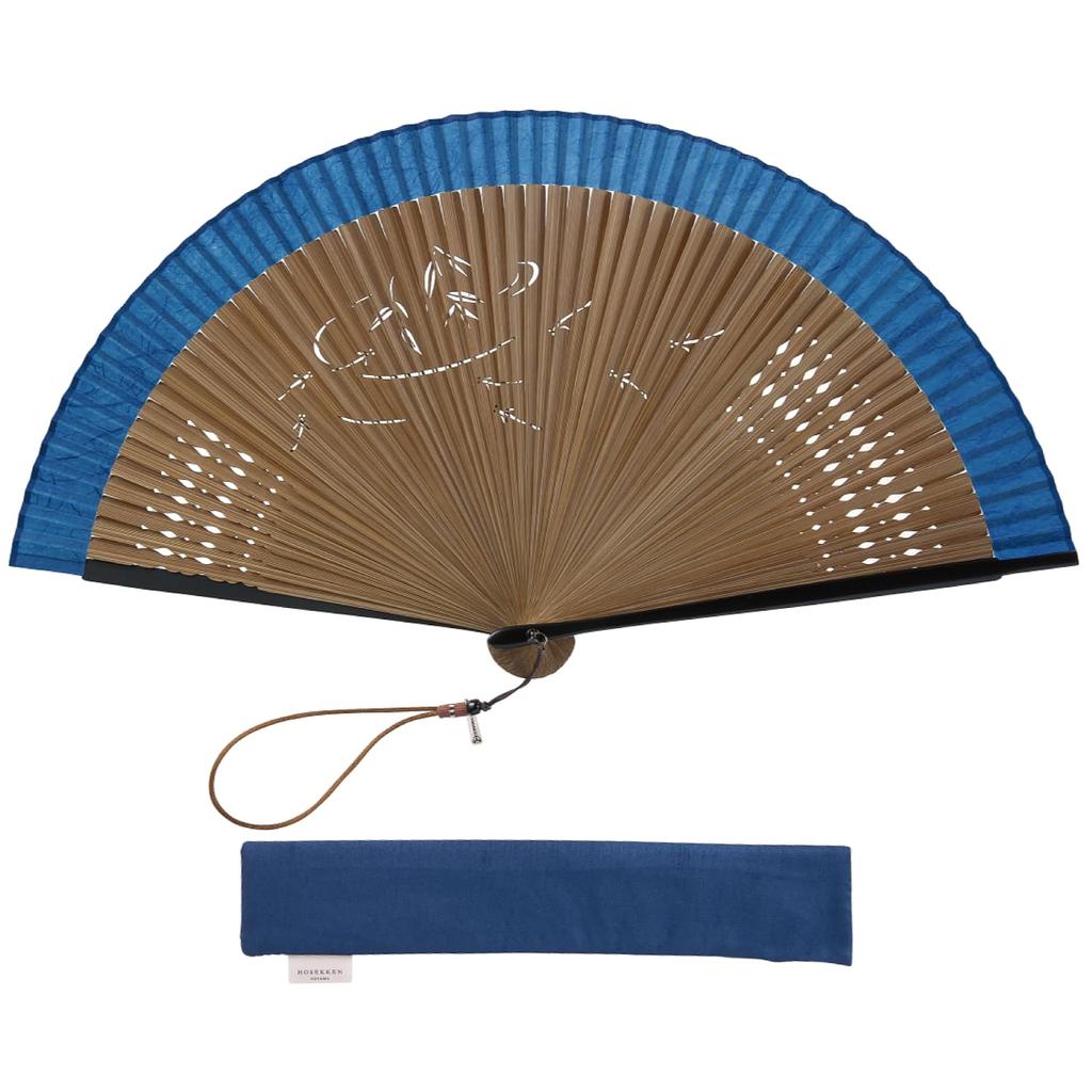 HOSEKKEN folding fan brand that combines traditional craftsmanship and modern Gentlemen super short Japanese Japanese Day gift [Hosekken]