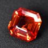 11.35 Ct Natural ORANGE Ceylon Sapphire Cushion Cut Loose Gemstone CERTIFIED va-445