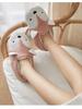 Women's Cartoon Coral Fleece Floor Socks - Soft Slipper Socks & Bare Leg Sleeves for Home, Christmas, or Sleep