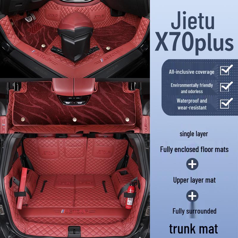 Jetour X70plus Full Coverage Floor Mats for Chery X70Pro - Custom Fit Car Mats