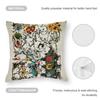 Fairy Tale Fantasy For Adults Cushion Cover Anti-dustmite Pillowcase Invisible Zipper Silky Short Plush Sofa Cushion Cover
