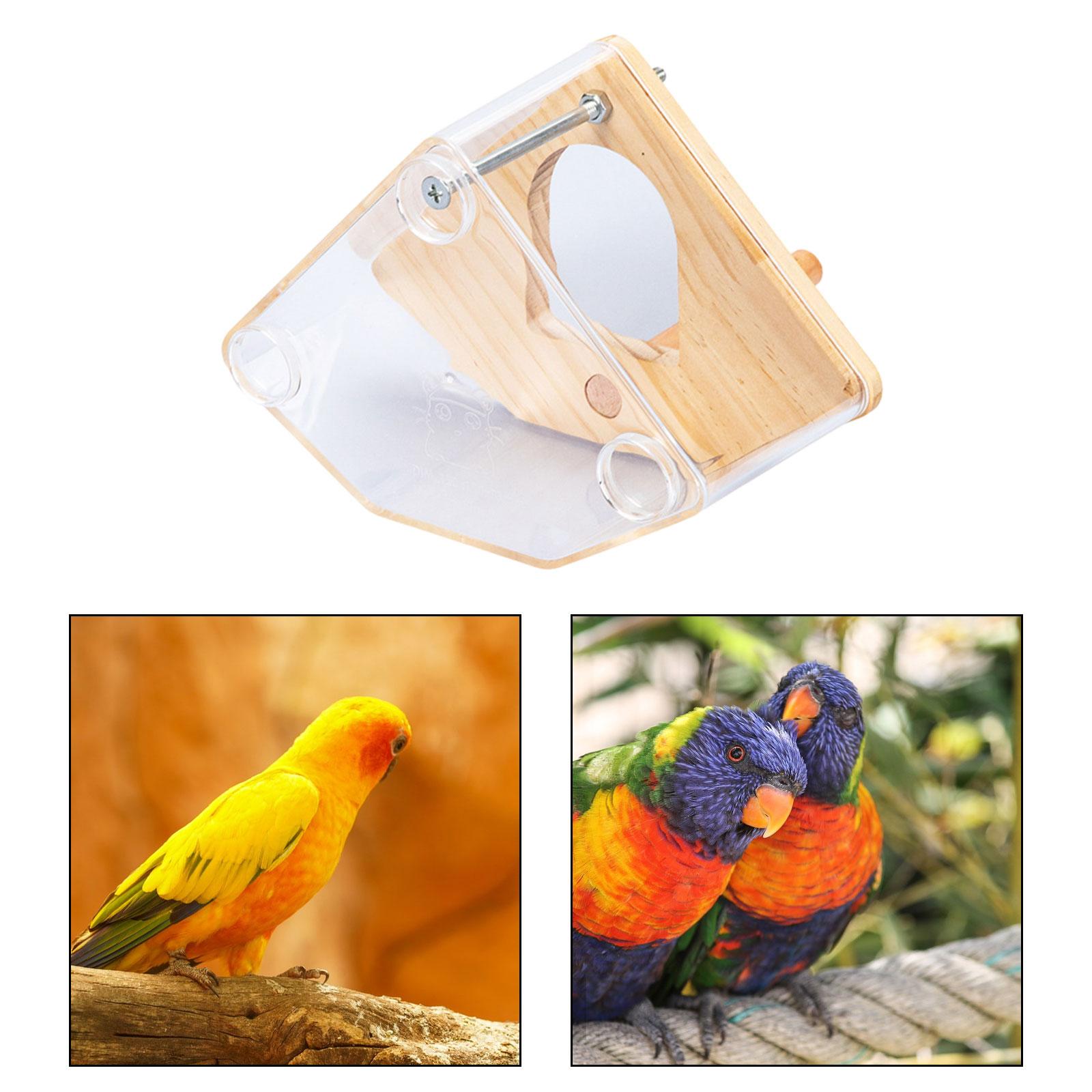 

Bird Breeding Box Mating Box Hatching Parakeet Nesting Box Bird Cage for Conures Small Medium Birds Cockatiel Cockatoo Canary