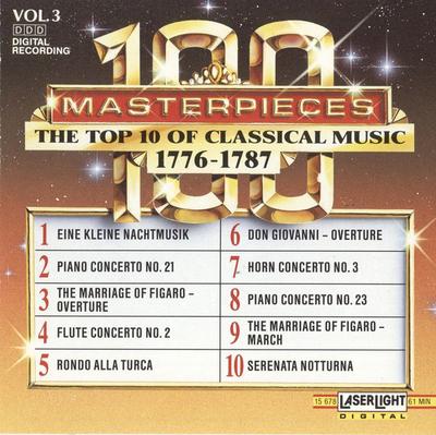 CD VARIOUS - The Top 10 of Classical Music, 1776 15678 LaserLight Digi 1991 US Classical Used