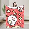 Joke Bear Blanket Warm Novelty Plush Throw Blanket For Girls Boys Couch Chair Sofa Bed Flannel Bedspread Bed Cover