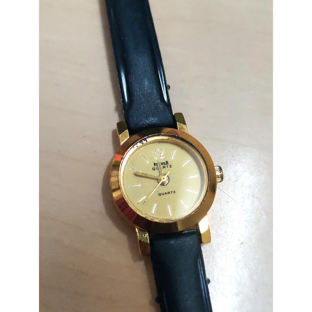 @ Analog Black Dial Black Band Leather Watch For Women Zr-1874-60%Off