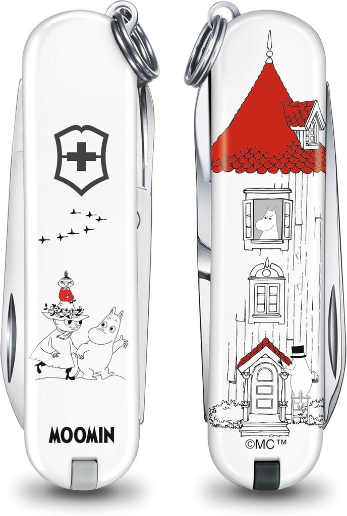 Victorinox Multi Function Knife Outdoor Scissors With 7 Tools Moomin Classic Sd