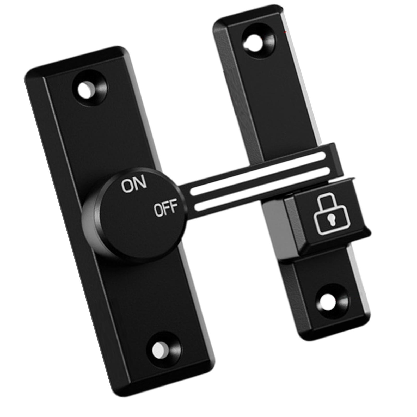 

Портативные Прочные Дверные Защелки с углом 90/180 градусов Замок Легкая Установка Аксессуар для Гостиничных Ванных Комнат Гаражей и Шкафов разноцветный