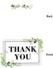 Darling Souvenir Wedding Thank You Card Greeting Cards With White Envelopes - 36