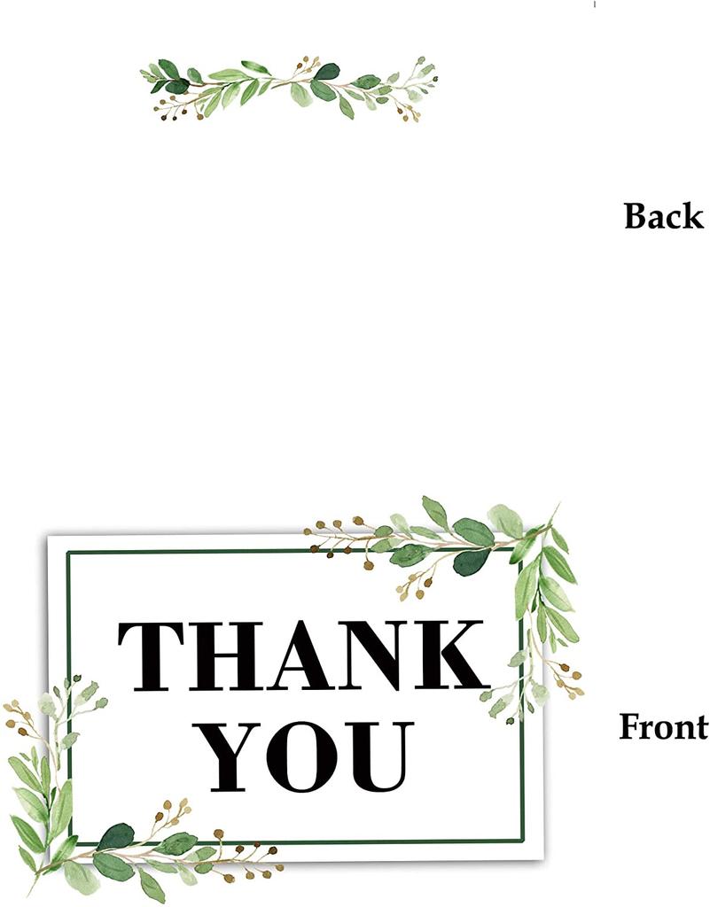 Darling Souvenir Wedding Thank You Card Greeting Cards With White Envelopes - 36
