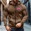 Men's Long Sleeves Zipper Hooded Hood Hoodie Coat Hooded Hood