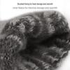 Knitted Touchscreen Five-Finger Gloves: Warm, Breathable, and Fingerless with Jacquard Texture & Fleece Lining for Autumn and Winter.