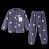 ZISEHY Boys' Warm Coral Fleece Button-Up Pajamas
